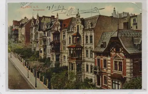 BÖHMEN & MÄHREN - AUSSIG / USTI NAD LABEM, Kroitzstrasse, 1907