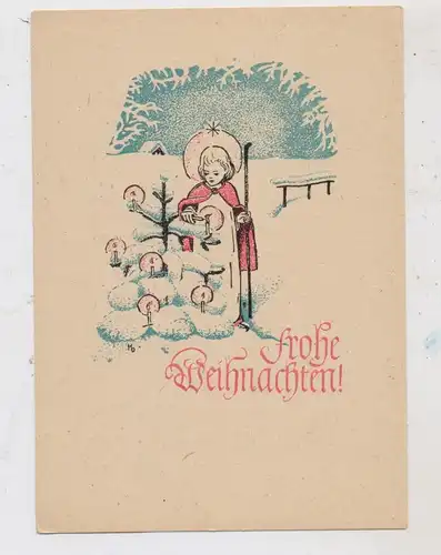 WEIHNACHTEN - Engel mit Tannenbaum