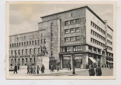 4300 ESSEN, Am Burgplatz, Kaiser-Denkmal, Kino / Cinema "LICHTBURG", 1951