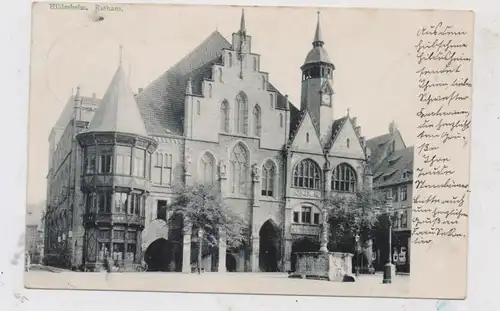 3200 HILDESHEIM, Rolandbrunnen, Rathaus, 1901