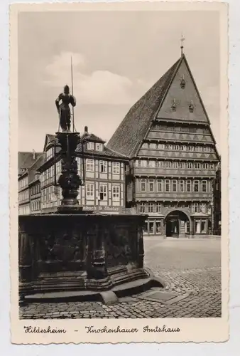 3200 HILDESHEIM, Rolandbrunnen, Knochenhauer Amtshaus, Verlag Stengel