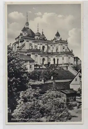 NIEDER - SCHLESIEN - ALBENDORF / WAMBIERZYCE (Glatz), Wallfahrtskirche, 1935
