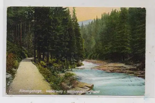 BÖHMEN & MÄHREN - SPINDLERMÜHLE / SPINDLERUV MLYN, Weisswassergrund, Weberweg