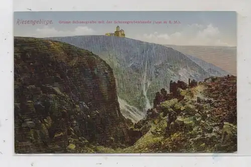 NIEDER-SCHLESIEN - PETERSDORF / PIECHOWICE (Hirschberg), Grosse Schneegrube und Baude