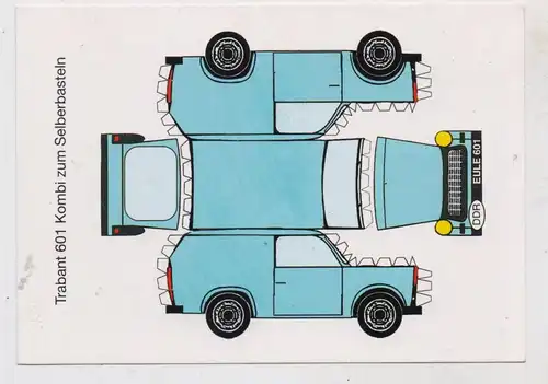 AUTO - TRABANT 601 Kombi zum Selberbasteln, Verlag Eulenspiegel