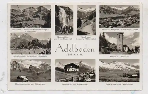 CH 3715 ADELBODEN BE, Kirche, Schwimmbad, Sesselbahn.......