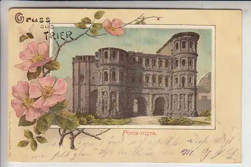 5500 TRIER, Lithographie Poprta Nigra, 1899, Briefmarke fehlt