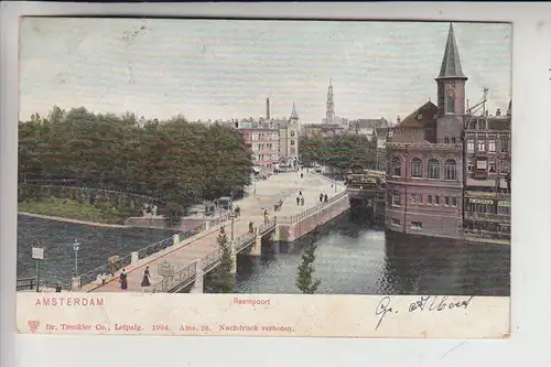 AMSTERDAM, Raampoort, 1904, Trenkler