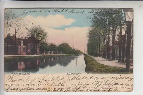 NL - OVERIJSSEL - DEDEMSVAART - Hoofdvaart 1903, kl.Knick