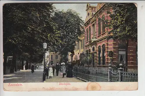 NOORD-HOLLAND - ZAANDAM, Westzijde 1907, Schaefer-Amsterdam #34