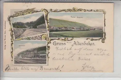 4791 ALTENBEKEN, Mehrbildkarte, COLOR, 1906