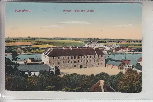 DK 6400 SONDERBURG, Schloss, Blick nach Düppel, ca.1905
