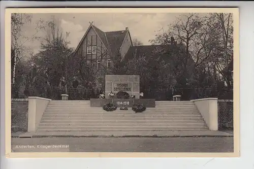 3000 HANNOVER - ANDERTEN, Kriegerdenkmal