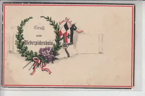 0-7231 NARSDORF - NIEDERPICKENHAIN, Patriotica-Karte 1915