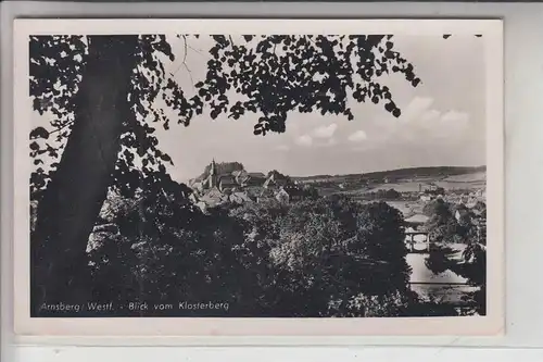 5760 ARNSBERG, Blick vom Klosterberg 1949