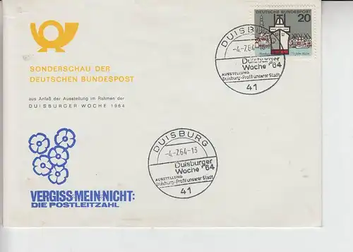 4100 DUISBURG, POSTGESCHICHTE - Duisburger Woche 1964
