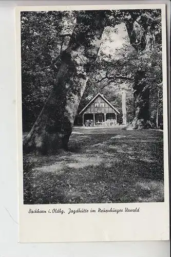 2935 BOCKHORN, Jagdhütte im Neuenburger Urwald