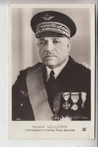 MILITÄR - General VUILLEMIN, Commandant & Chef des Forces aeriennes, Luftwaffenchef, Air Force Chief