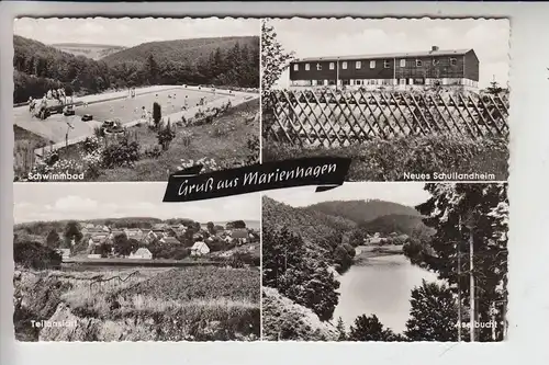 3546 VÖHL - MARIENHAGEN, Mehrbildkarte 1964