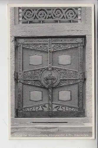 5330 KÖNIGSWINTER, Portal der Nibelungenhalle, erbaut 1913