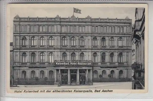 5100 AACHEN, Hotel Kaiserbad , NS-Beflaggung