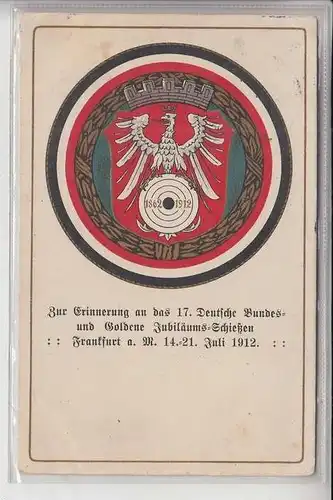 SPORT - SCHÜTZEN - 17.Deutsches Bundes- und Goldenes Jubiläums-Schiessen, Frankfurt 1912