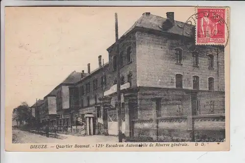 F 57260 DIEUZE, Quartier Boussat, 125 Escadron Automobile de Reserve generale, 1936