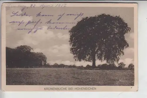 2000 HAMBURG - WELLINGSBÜTTEL, Kronenbuche bei Hoheneichen ATAG - Karte 1912