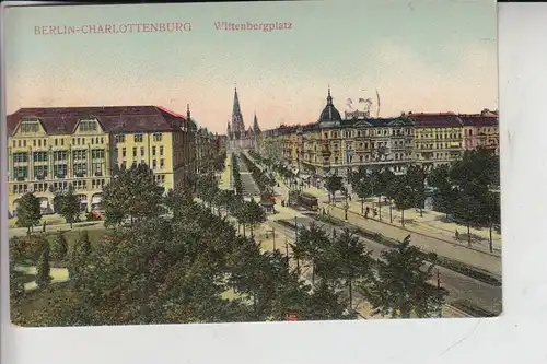 1000 BERLIN - CHARLOTTENBURG, Wittenbergplatz 1912