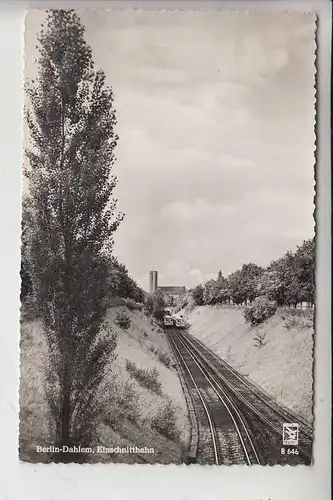 1000 BERLIN - DAHLEM, Einschnittbahn