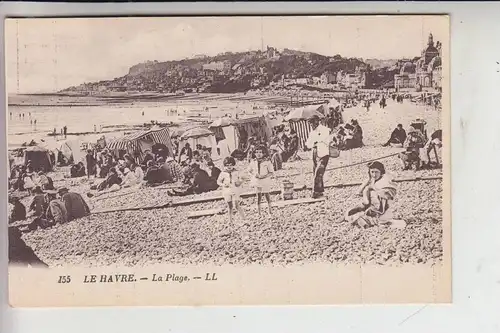 F 76620 LE HAVRE, La Plage / STrand / Beach Verlag: Louis Levy # 155