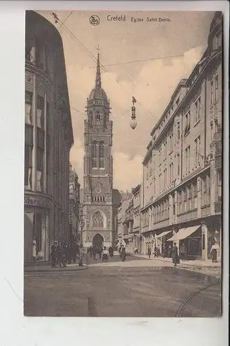 4150 KREFELD, Eglise Saint Denis, 1923 - Rheinlandbesetzung