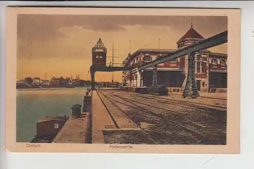 4150 KREFELD, Hafenpartie 1924