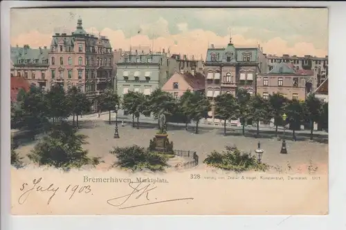 2850 BREMERHAVEN, Marktplatz 1903
