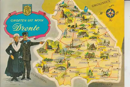 LANDKARTEN - MAPS - Drenthe / NL