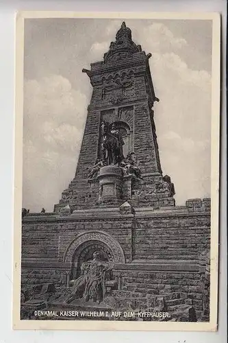0-4732 FRANKENHAUSEN / Kyffhäuser, Denkmal Kaiser Wilhelm I auf dem Kyffhäuser 1934