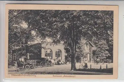4000 DÜSSELDORF - GRAFENBERG, Restaurant "Rolandsburg" 1916