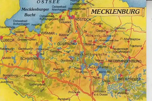 LANDKARTEN - MAPS - Mecklenburg