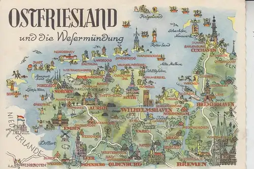 LANDKARTEN - MAPS - Ostfriesland