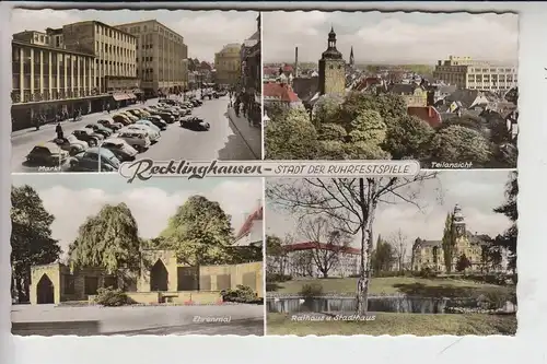 4350 RECKLINGHAUSEN, Mehrbildkarte 1961