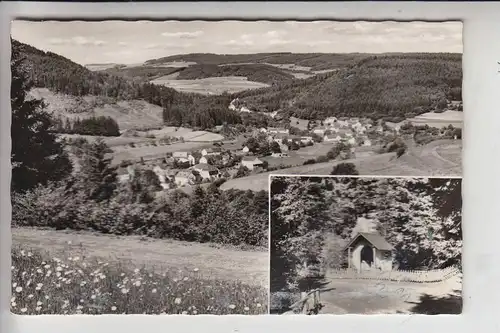 5530 GEROLSTEIN - MÜLLENBORN, Ortsansicht, Kapelle, 1962