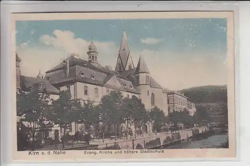 6570 KIRN, Evang. Kirche und höhere Stadtschule 1921