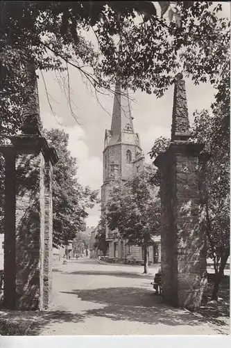 0-4854 LÜTZEN, Blick aus dem Ernst-Thälmann-Park 1967