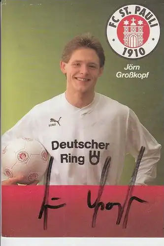 SPORT - FUSSBALL - FC ST. PAULI - Jörn Großkopf - Autogramm