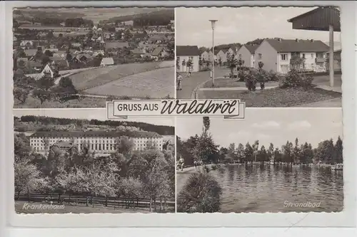 5220 WALDBRÖL, Gruss aus ..., Mehrbildkarte 1963