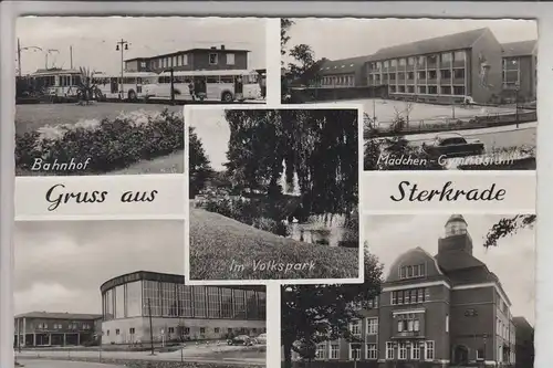 4200 OBERHAUSEN - STERKRADE, Mehrbildkarte, u.a. Bahnhof, Gymnasien, Hallenbad