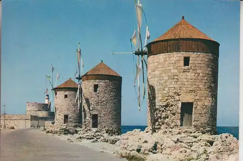 MÜHLE - Molen - mill, Windmühle Rhodos - Die Mühlen