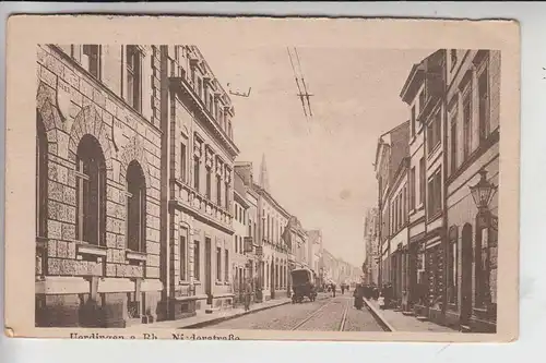 4150 KREFELD - UERDINGEN, Niederstrasse 1923, belg. Militärpost