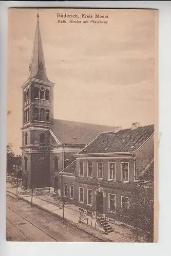 4230 WESEL - BÜDERICH, Kath. Kirche mit Pfarrhaus