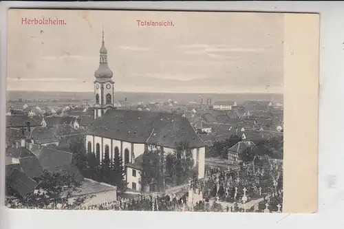 7834 HERBOLZHEIM, Kirche 1907